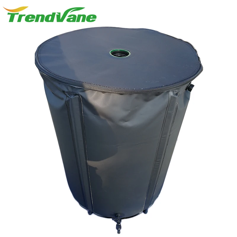 
2018 hot selling collapsible heavy duty PVC water storage tank rain water barrel 25L 