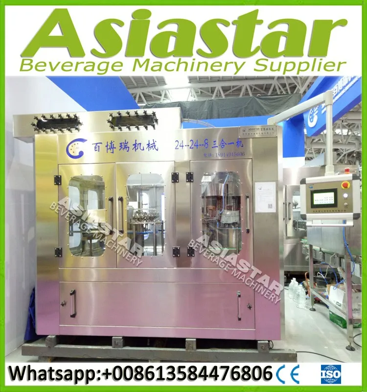 Complete automatic cylinder filling machine bottle packing system
