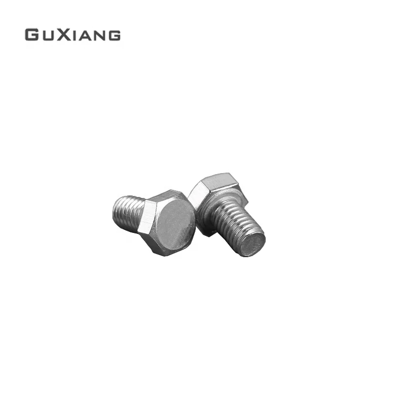 
White Zinc Plated Galvanized Carbon Steel Hexagon bolts for industry 