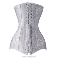 

Sexy Overbust Corsets and Bustiers Steampunk Gothic Plus Size Waist Halloween Artificial Leather Latex Lingerie 6XL