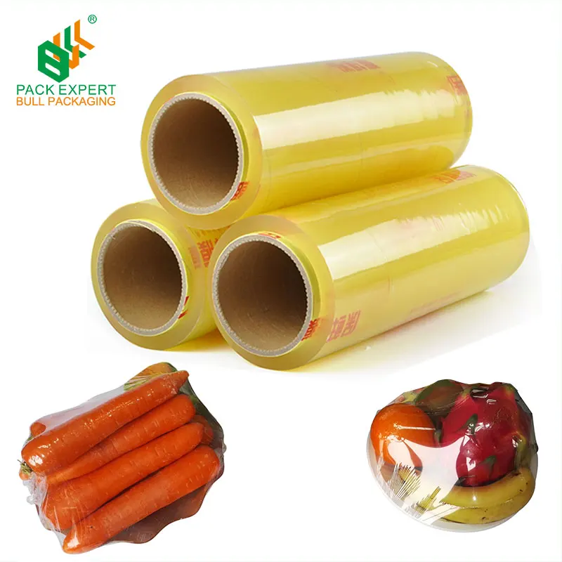 Fresh Food Packaging Pvc Breathable Industrial Cling Wrap 1500 m Flim Product Description\n\n
