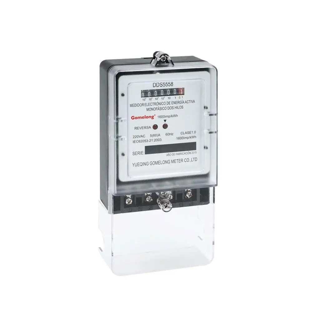 High Quality & Best Price DDS5558 Single Phase Kilowatt Hour Kwh Meter