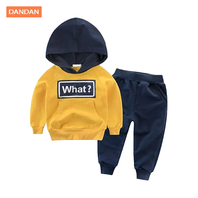 2019 kids custom wholesale fashion screen printing knit  tracksuits