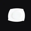 Deep square plate round bottom flat dishes plate Irregular shape customized dinnerware set for hotel weeding wholesale