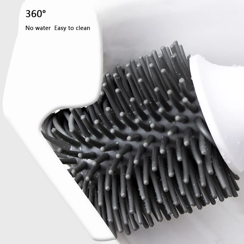 

Hot sale funny plastic silicone toilet brush, N/a