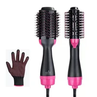 

One Step Hair Dryer and Volumizer Hot Air Brush 3-IN-1 Negative Ions Hair Straightener and Curly Magic Hair Comb