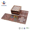 10 in 1 chess set game with backgammon check domino dice poker