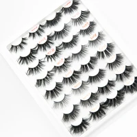 

Popular new fashion beauty lashes 100% handmade siberian mink lashes 25mm 27mm long eyelashes