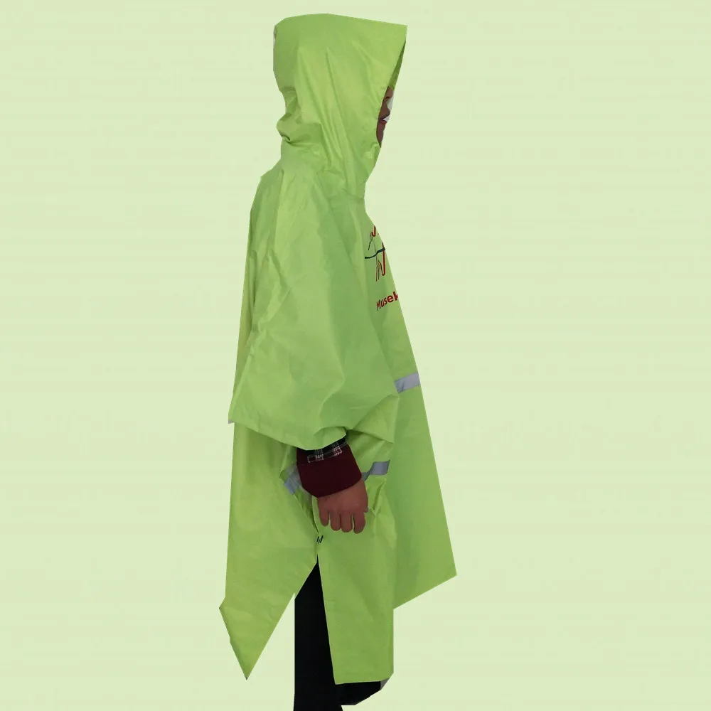 
High quality waterproof disposable rain poncho reusable eva/pvc rain coat poncho 