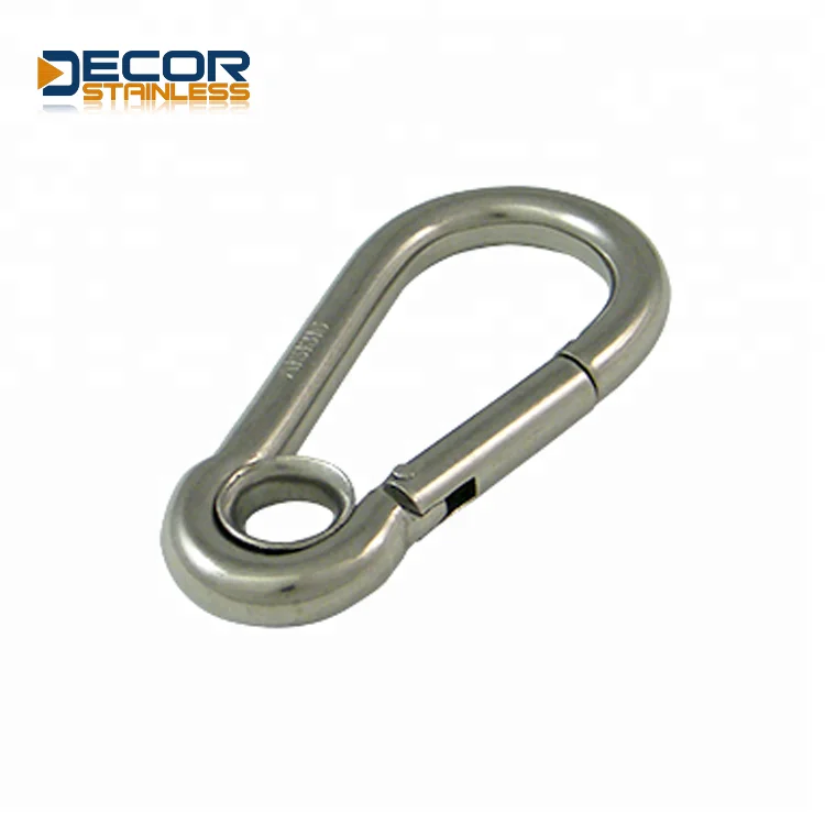 
stainless steel spring clip with locking 