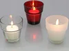 Wholesale clear tealight glass candle holder candle tumblers cheap