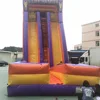 Big inflatable slide bouncing inflatable jumping water slide with two lines for adult and child
