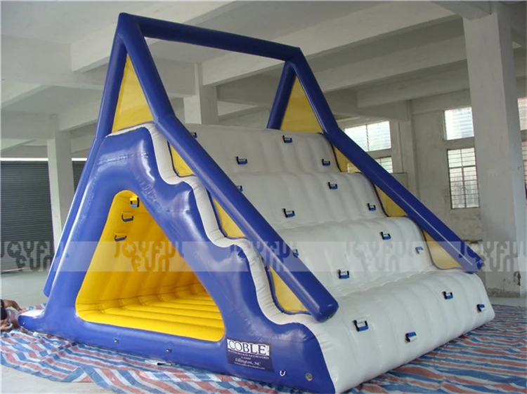 Water park inflatable floating water slides entertainment park inflatable slide for sale JFSSD06-04-1.JPG