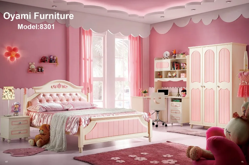 Pretty Royal tren de los niños cama litera de madera tallada A Mano