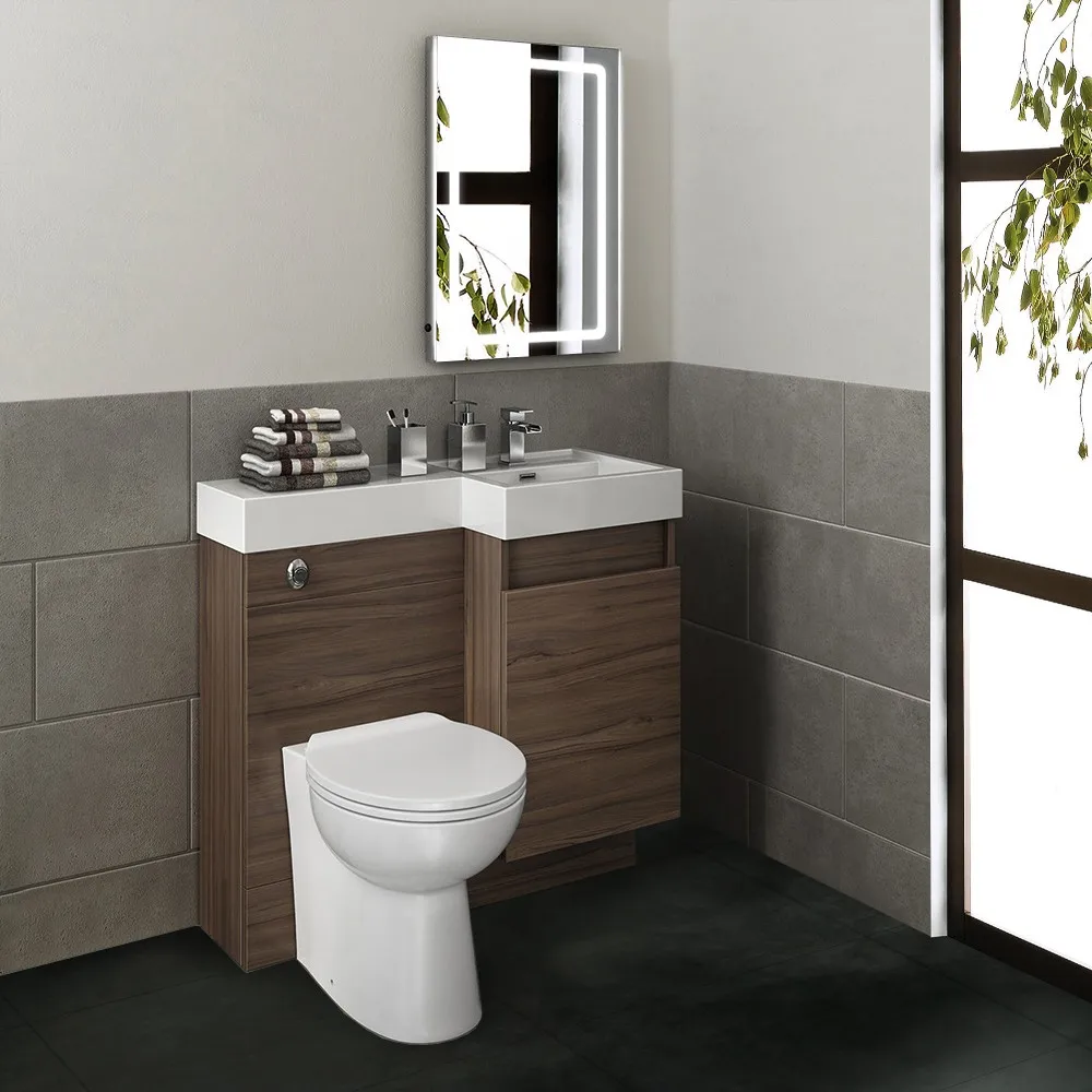 高品质中密度纤维板镜面橱柜mfc三聚氰胺浴室梳妆台 Buy 浴室柜和虚荣,现代浴室梳妆台,主页12月酒店浴室 Product on