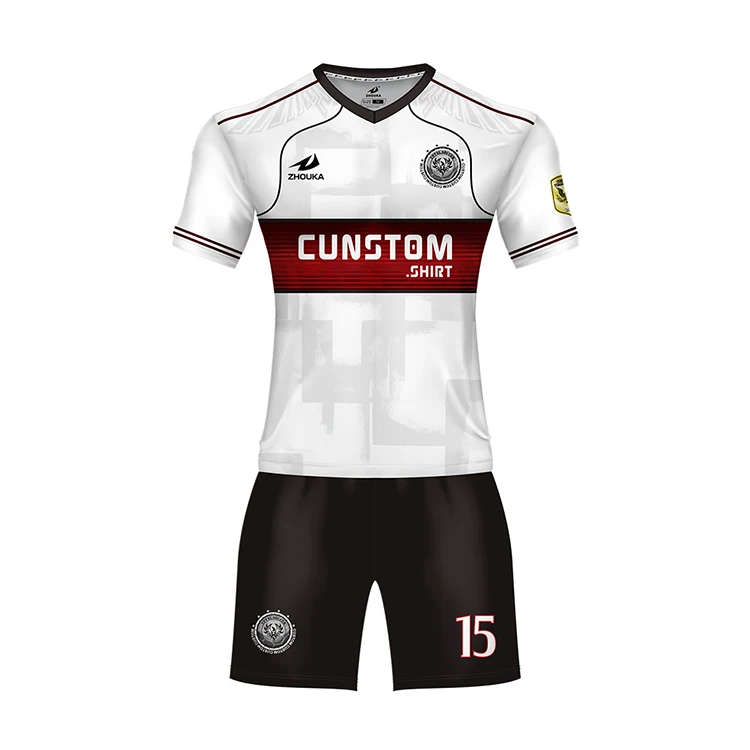 football teams with black and white kits