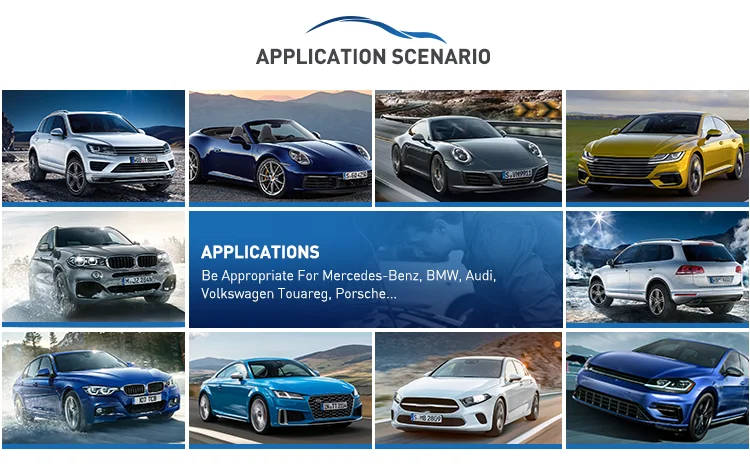 Adjustable Car Shock Absorber,Front Adjustable Car Shock Absorber for Range Rover L322 2010 2011 2012 with Electric Sensor VDS Air Suspension Strut,LR032567 RNB501520 RNB501340 LR032560 RNB501550 RNB501410