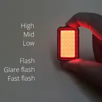 

Clover safety cycle lamp accelerometer Intelligent brake cob led usb rechargeable Bike Rear Light