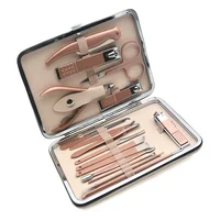 

High quality 16 PCS Professional pedicure tools stainless steel nail manicure set