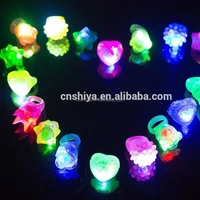 

Flashing Led Bumpy Rubber Rings for Party Favors Jelly Bubble Light Up Finger Toy
