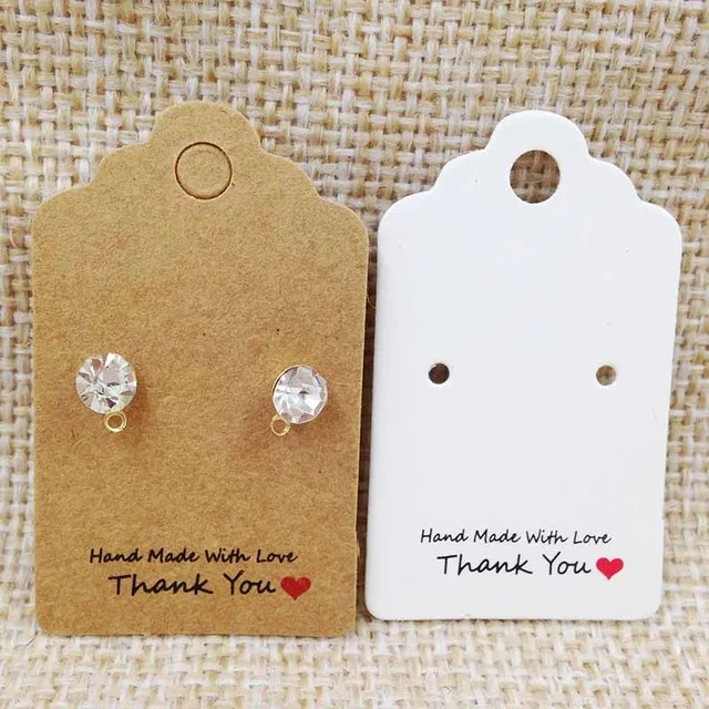 Custom Logo Printed Earring Display Paper Cards Buy Custom Printed