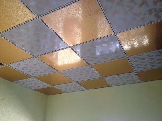 Quality Pvc Laminated Gypsum Ceiling Board Suspended Ceiling