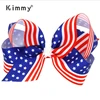 Baby Girl Hair Bow Patriotic Bow 4th of July Memorial Hair Bow