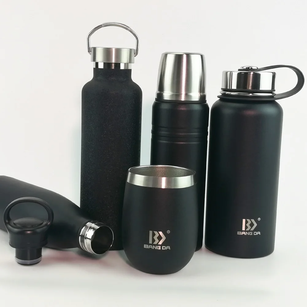 Stainless Steel Insulated Children Water Bottle Vacuum Flask Double Wall Bottle