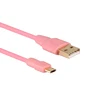 Customized micro usb cable creative android micro charger cable 3ft 6ft 9ft cow boy jeans micro usb port data transmission cable