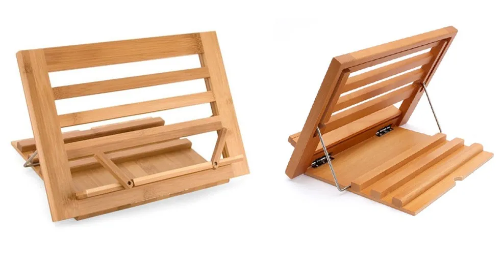 Height Adjustable Folding Wooden Book Stand For Reading Buy Book