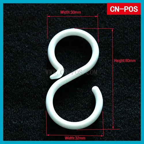 Shelf Display Plastic Large S Hook For Hanging Buy Plastic Large S
