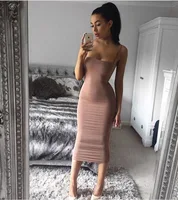 

Double Layers Cotton Bodycon Dress Women Summer Dress Midi Tight Party Long Dress Sexy Club Slip Dresses Vestido
