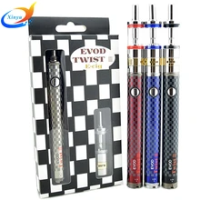 Evod twist III 3.3V-4.8V e cig starter kit M16 Dual Coil Adjustable airflow control e cigarette kit update M14 Vaporizer
