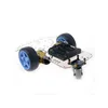 2WD Smart Robot Car Chassis Acrylic 200RPM Motor 6V 120:1 Plastic Gearbox for Arduinos DIY Kit