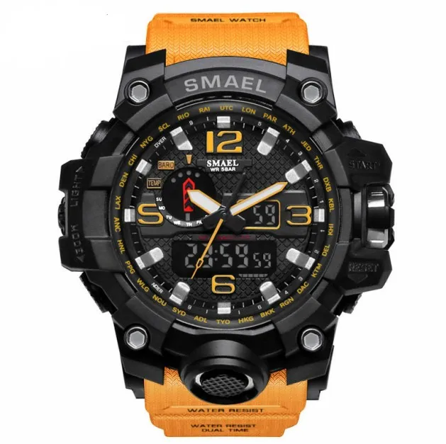 

Best Sales Smael Brand 1545 waterproof 11 color sports wrist watch