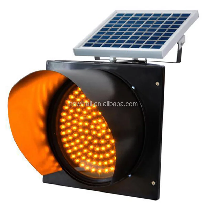 
Hot Selling Solar Traffic Light, Battery Powered Flashing Yellow light, Flashing Safety Road Light  (60428848699)