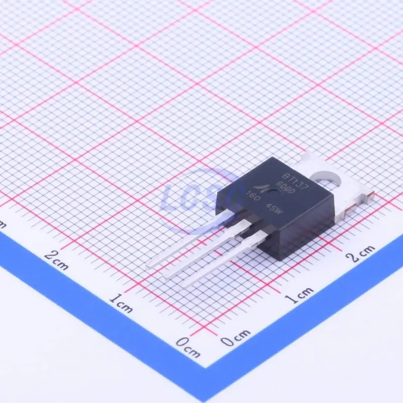 to-220c晶體管晶閘管-三端雙向可控硅bt137-600d