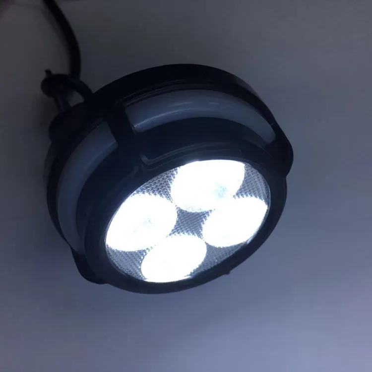 12W high power headlight 12v 4led with ring motorcycle mirror light