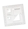 MR02 military triangle scale protractor 5"x5" Coordinate Scale Protractor Grid Reader GTA Topographic Map Scale for Map Reading
