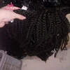 100% Brazilian Virgin Afro Kinky Human Hair Weave Afro-B Hair, 100% Not Synthetic Kinky Curly Afro Hair Weave