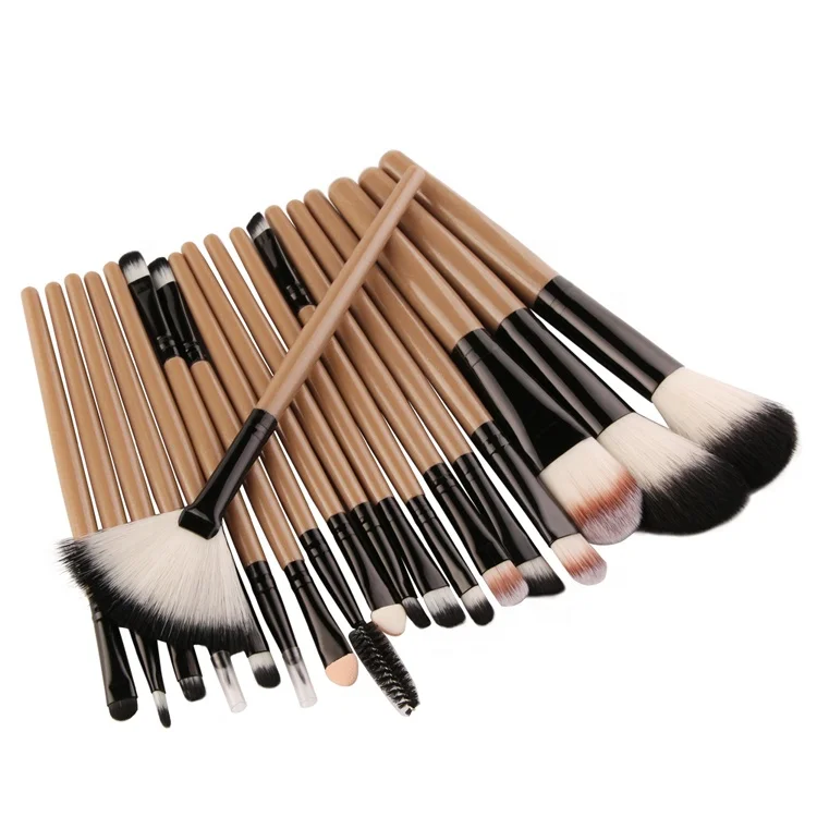 

18 pcs cosmetic gift set cosmetics brushes set makeup brushes, Pink;black.purple;green;brown