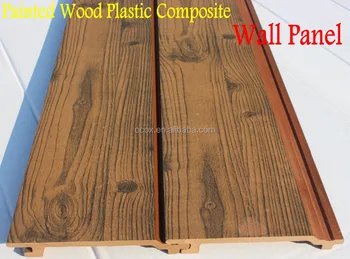 Painted Wood Plastic Composite Wall Panel Wpc Decking Outdoor