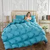 2019 Twisted Warm winter blue duvet goose down comforter European Edredones