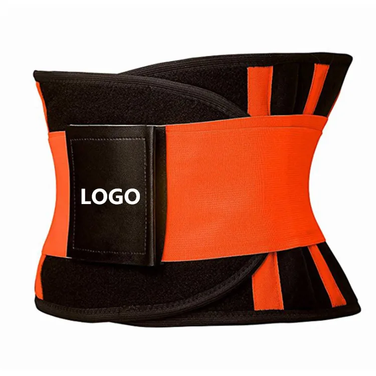Sauna hot waist belt heating neoprene waist trimmer belt for waist slimming