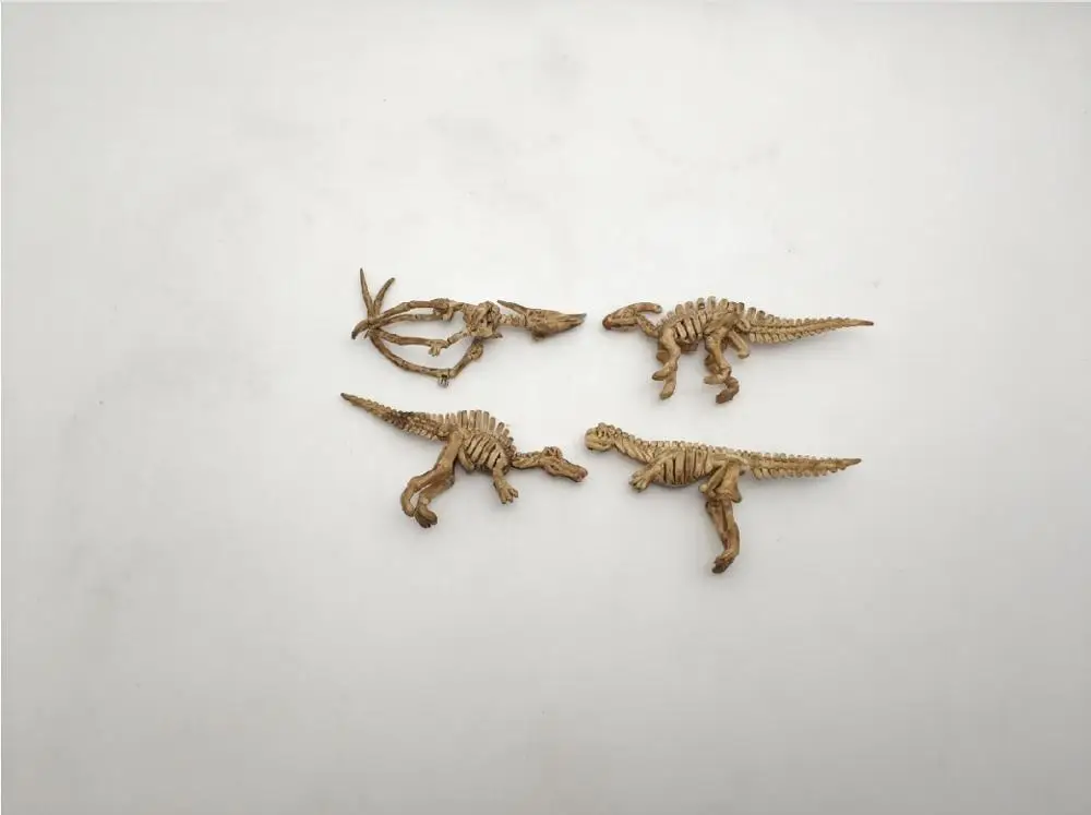 dinosaur skeleton figurine