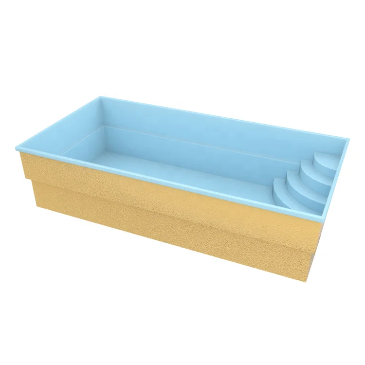 

5.6m fiberglass swimming pool inground for adults, Blue, white, grey, or optional color