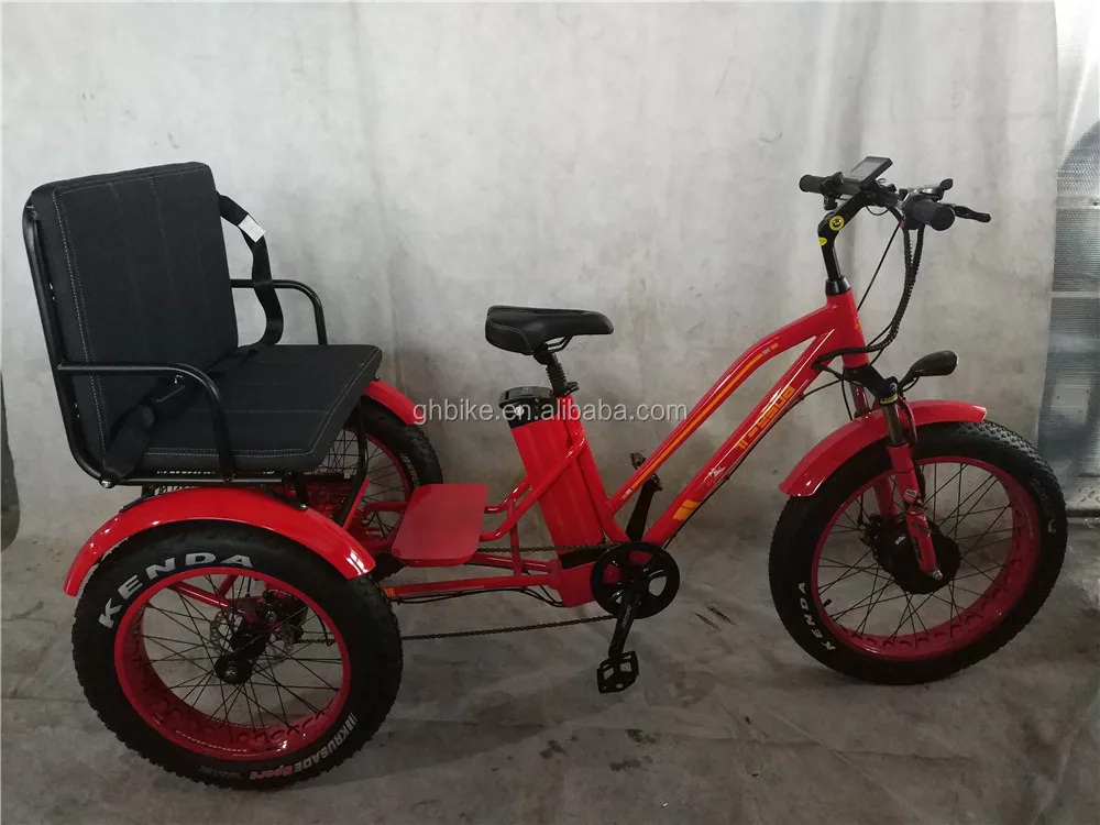 Three Wheel Fat Tire Electric Tricycle 