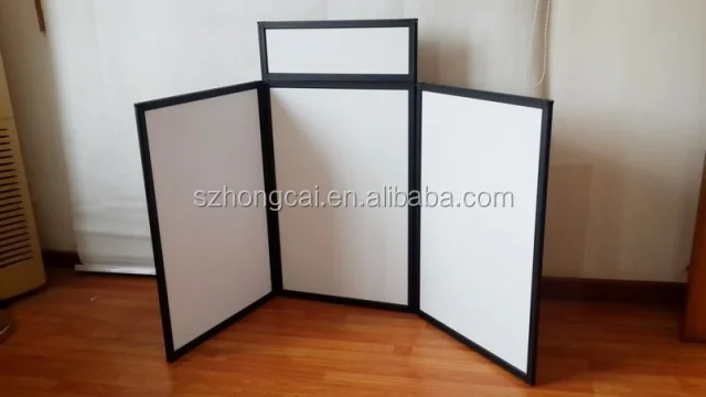 
tabletop fabric folding panel display board 