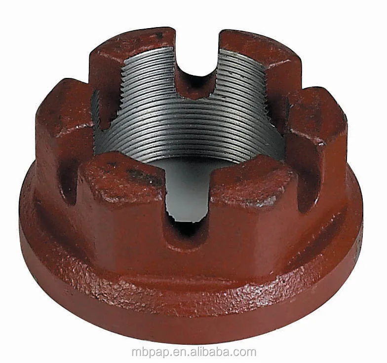 14t 16t 18t Axle End Lock Nut For Bpw L1 Hj Type Trailer Parts Use Spheroidal Graphite Cast Iron