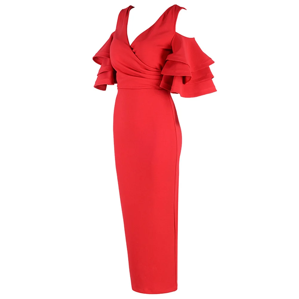 

Wholesale Off Shoulder Club Beautiful Mature Women Bandage Dress